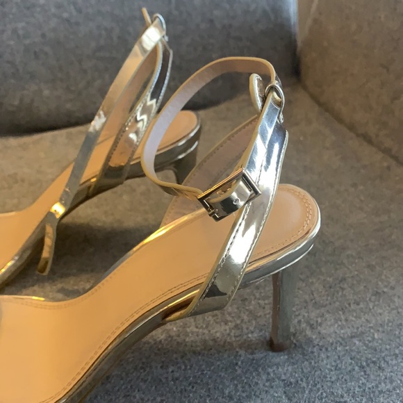 ASOS Gold strappy sandal size 8 - Picture 4 of 6